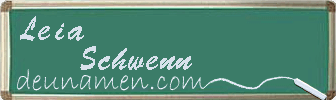 Leia Schwenn Visitenkarte